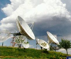 Image of satellite dishes